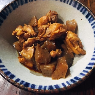 圧力鍋 鳥もも肉とこんにゃくのさっぱり煮